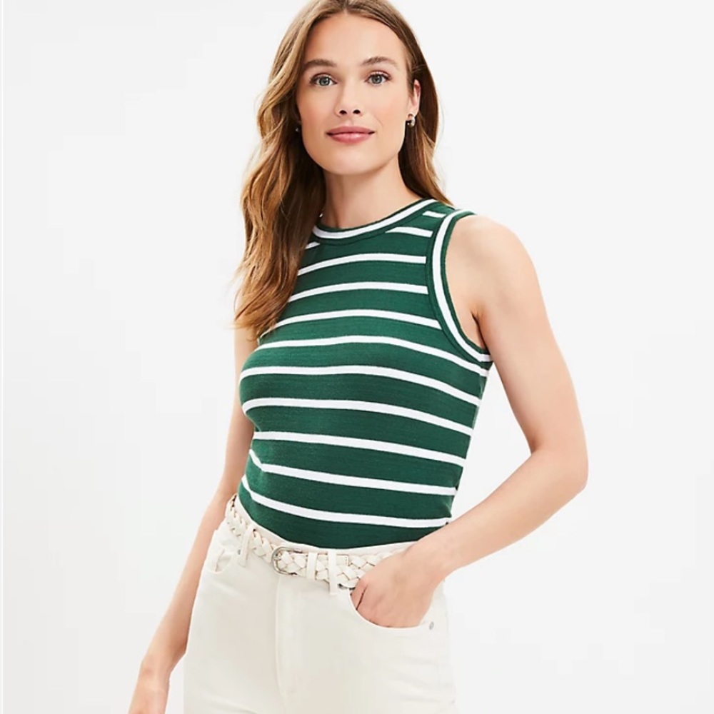 Loft Striped Harbor Tank Top